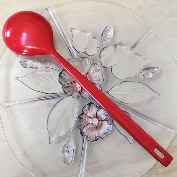 COPCO MELAMINE Utensils Serving Spoon/Fork/Strainer Long Handle Blue Red White - Picture 3 of 14